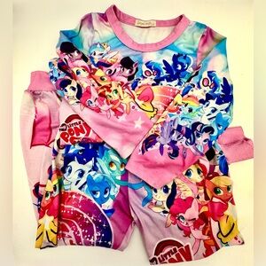 My Little Pony Kids Pajama Set - Pink and Purple
